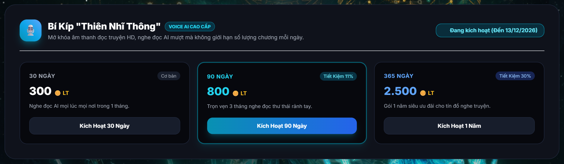 Kích Hoạt Bí Kíp Thiên Nhĩ Thông Trong Tàng Kinh Các
